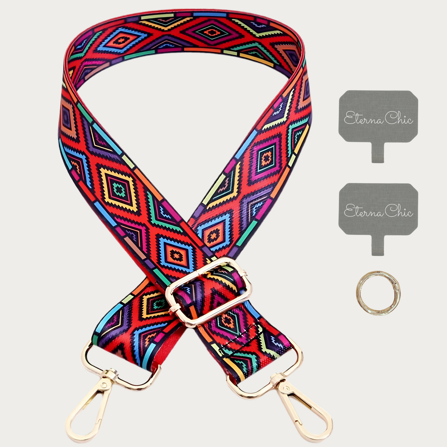 Chic & Go Phone Strap | Ethnocharm | Adjustable, Durable & Hands-Free Carry