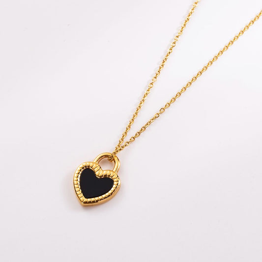 Heart Bicolor Necklace